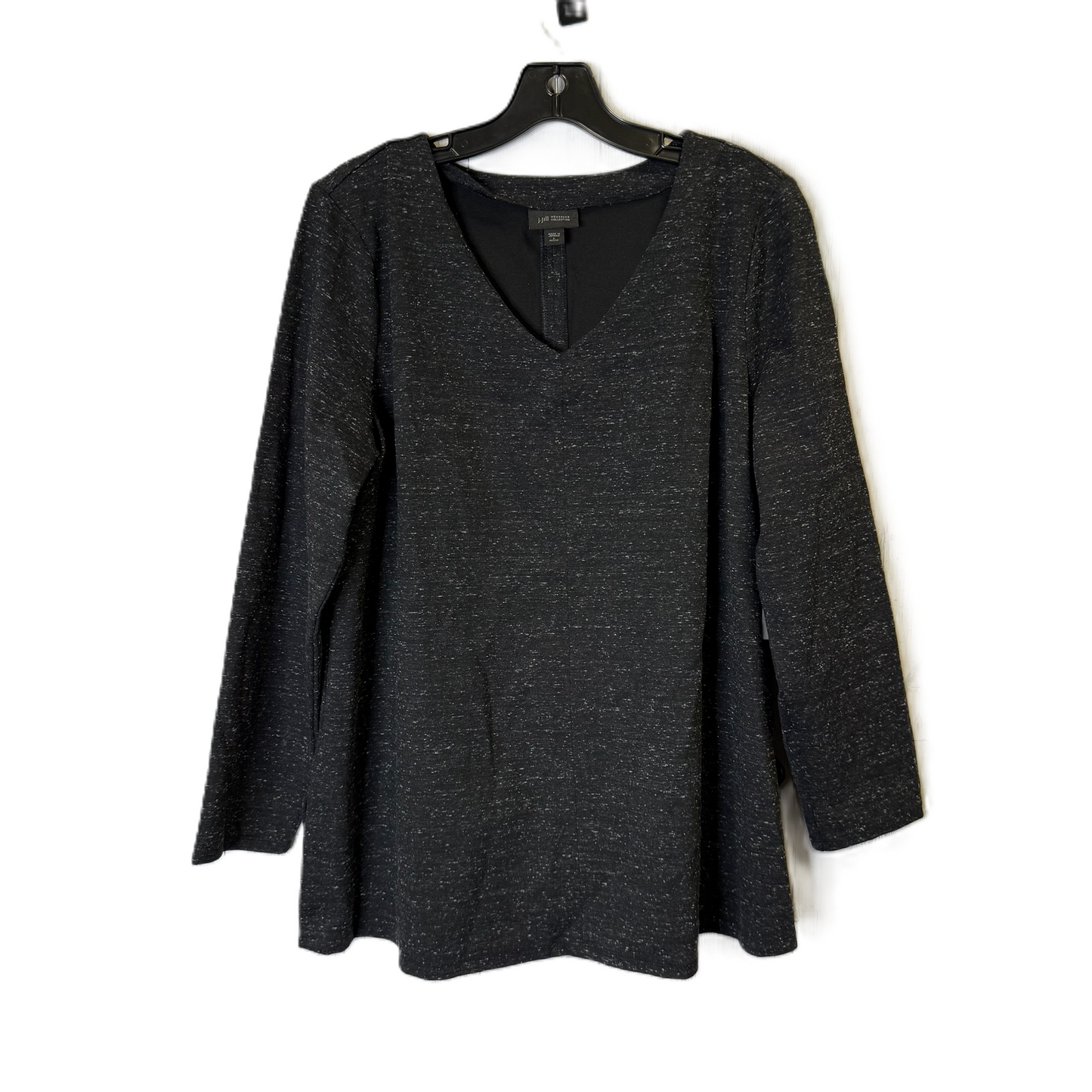 Top Long Sleeve By J. Jill In Black, Size: Lp