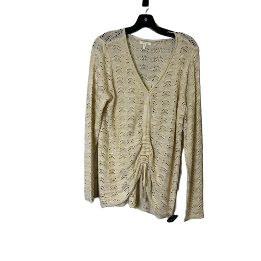 Sweater By Maurices In Cream, Size: L