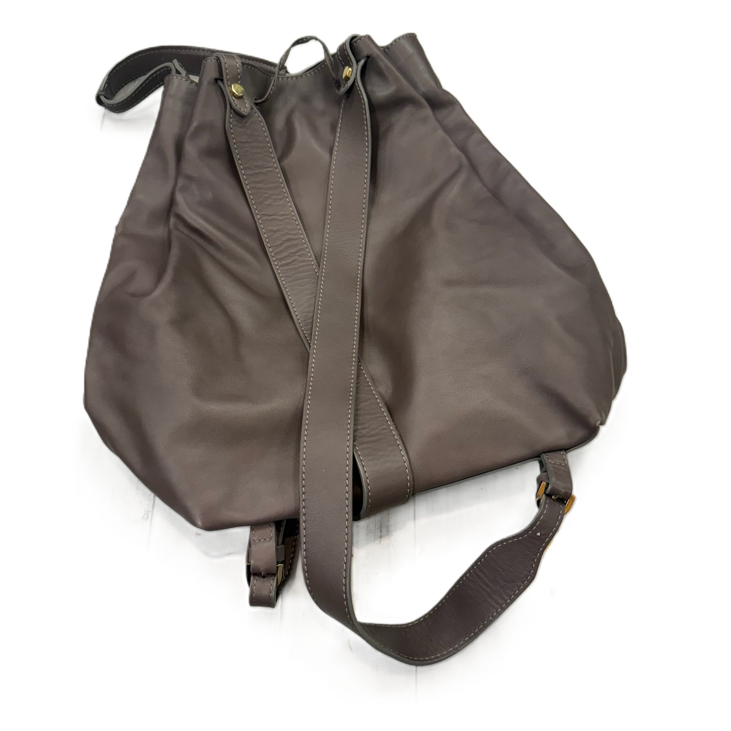 Backpack Leather By Alberta de Canio, Size: Medium