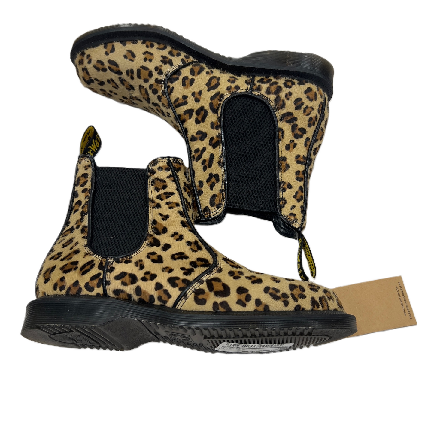 Boots Ankle Flats By Dr Martens In Animal Print, Size: 6