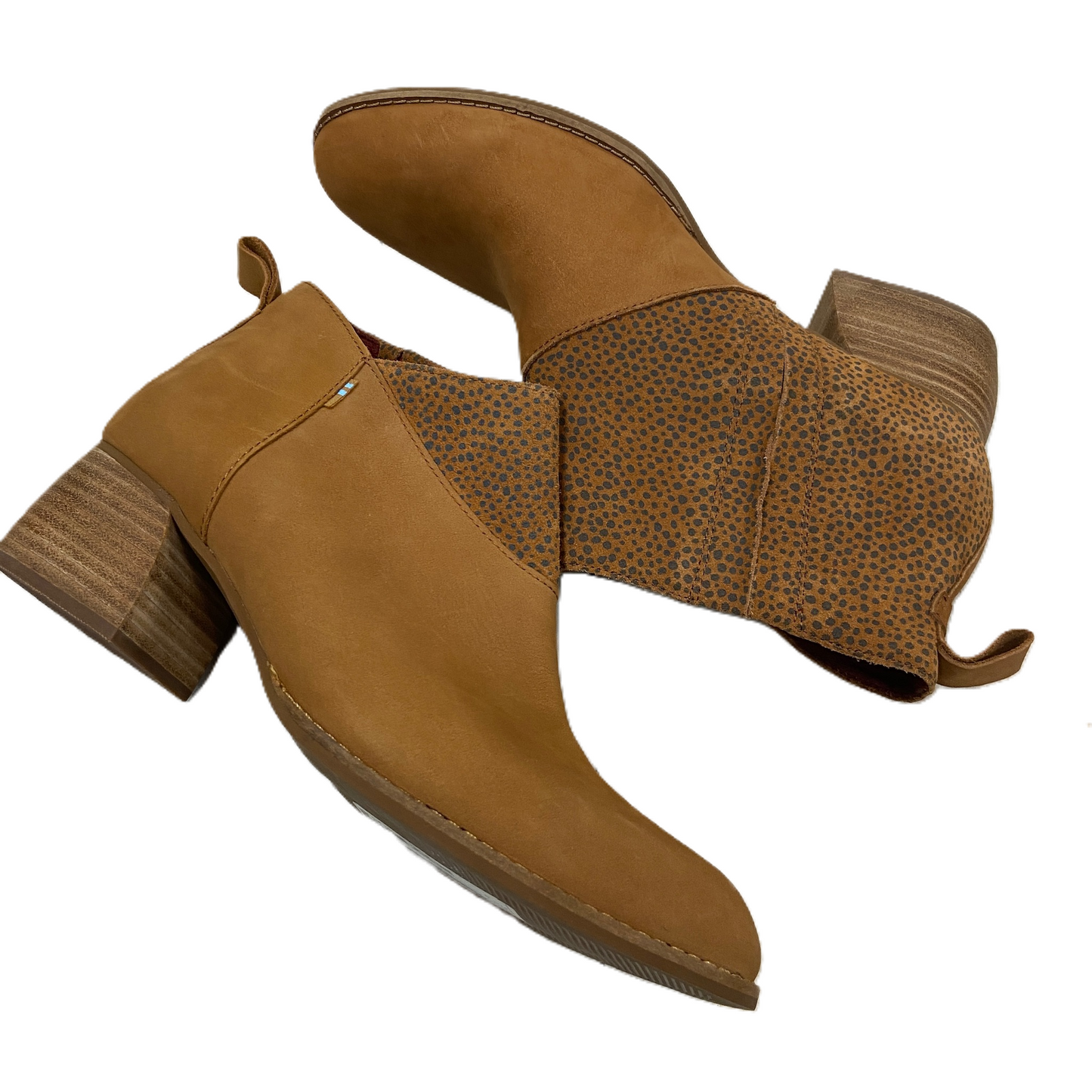 Boots Ankle Heels By Toms In Brown, Size: 9