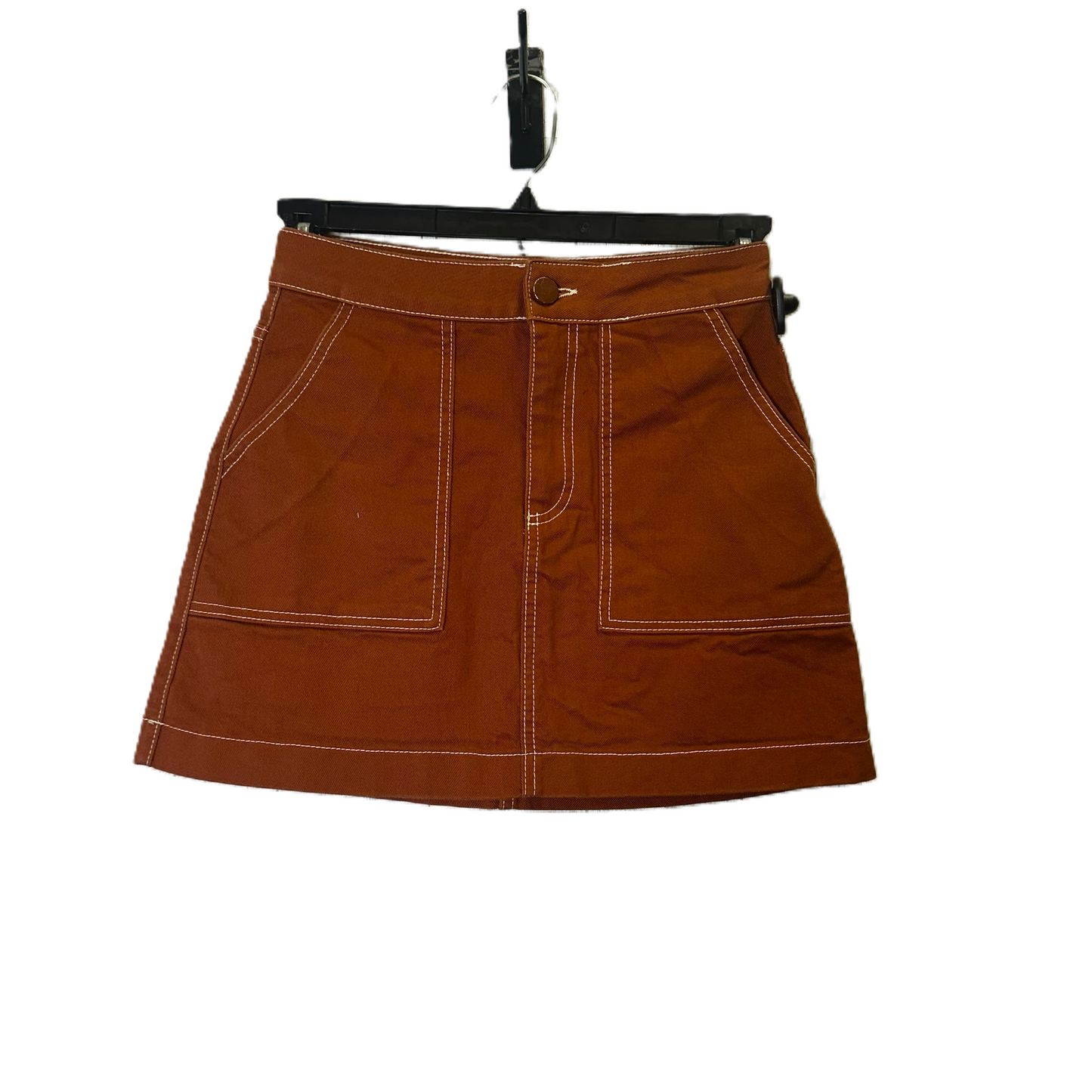 Skirt Mini & Short By Zara In Orange, Size: S