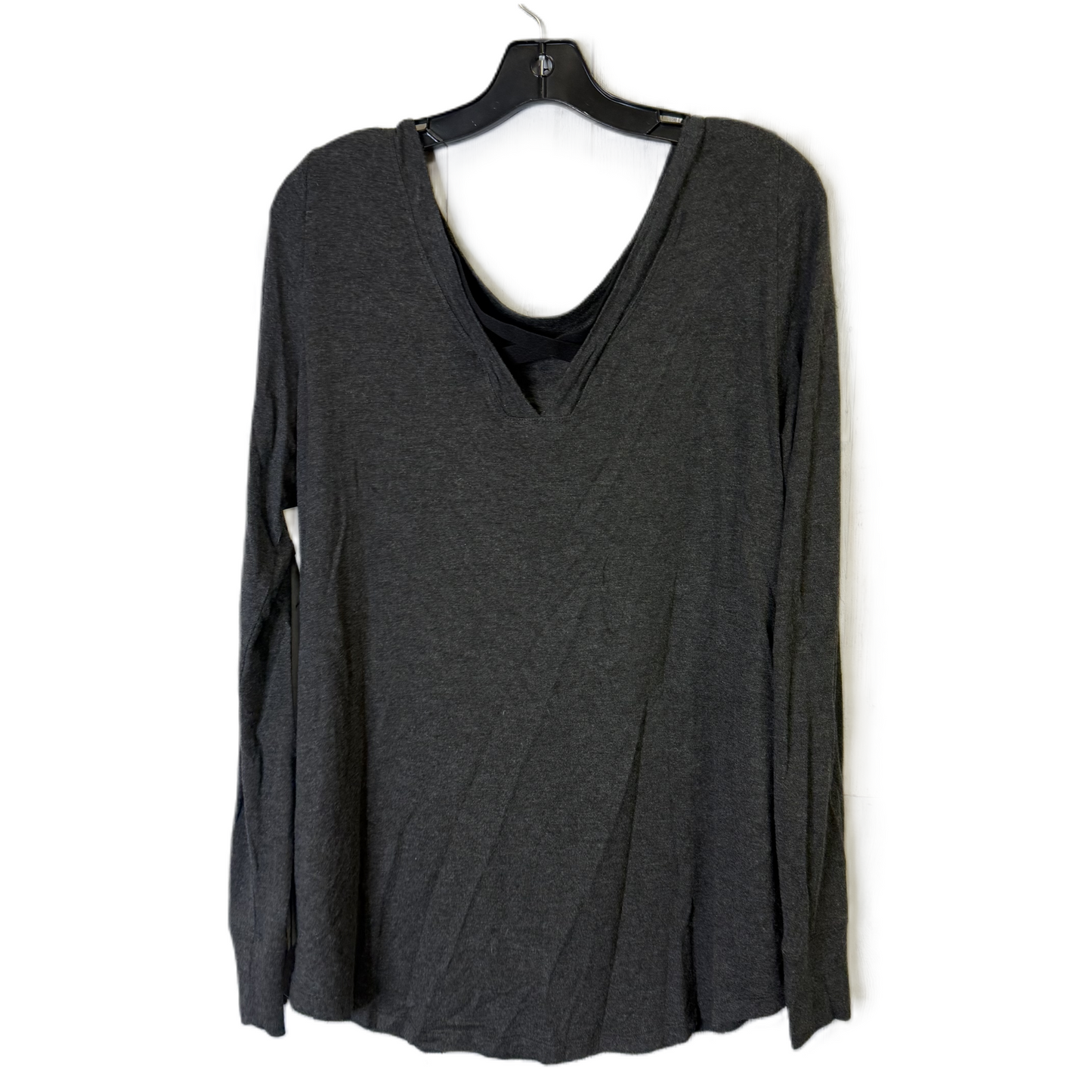 Top Long Sleeve By Cabi In Grey, Size: M