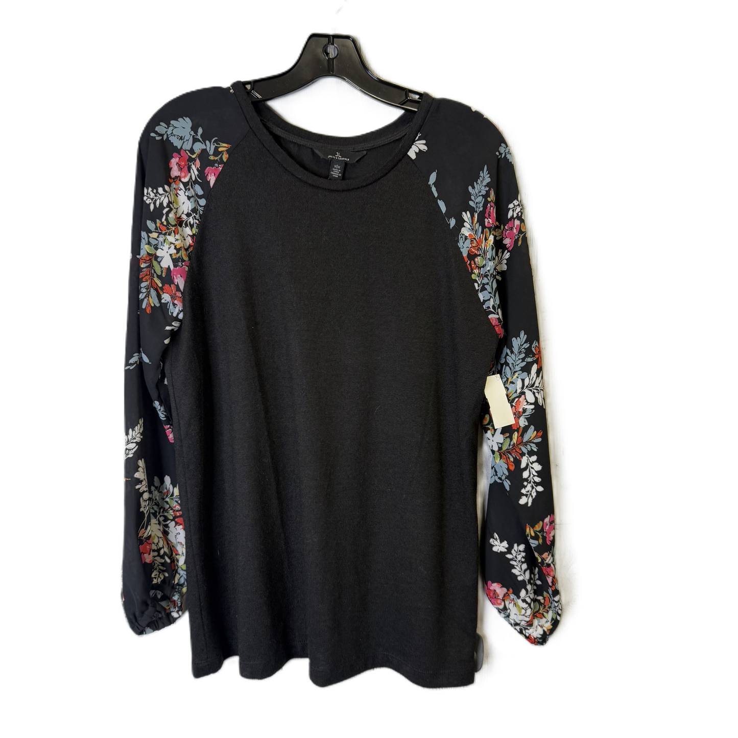 Top Long Sleeve By Jules & Leopold In Black, Size: M