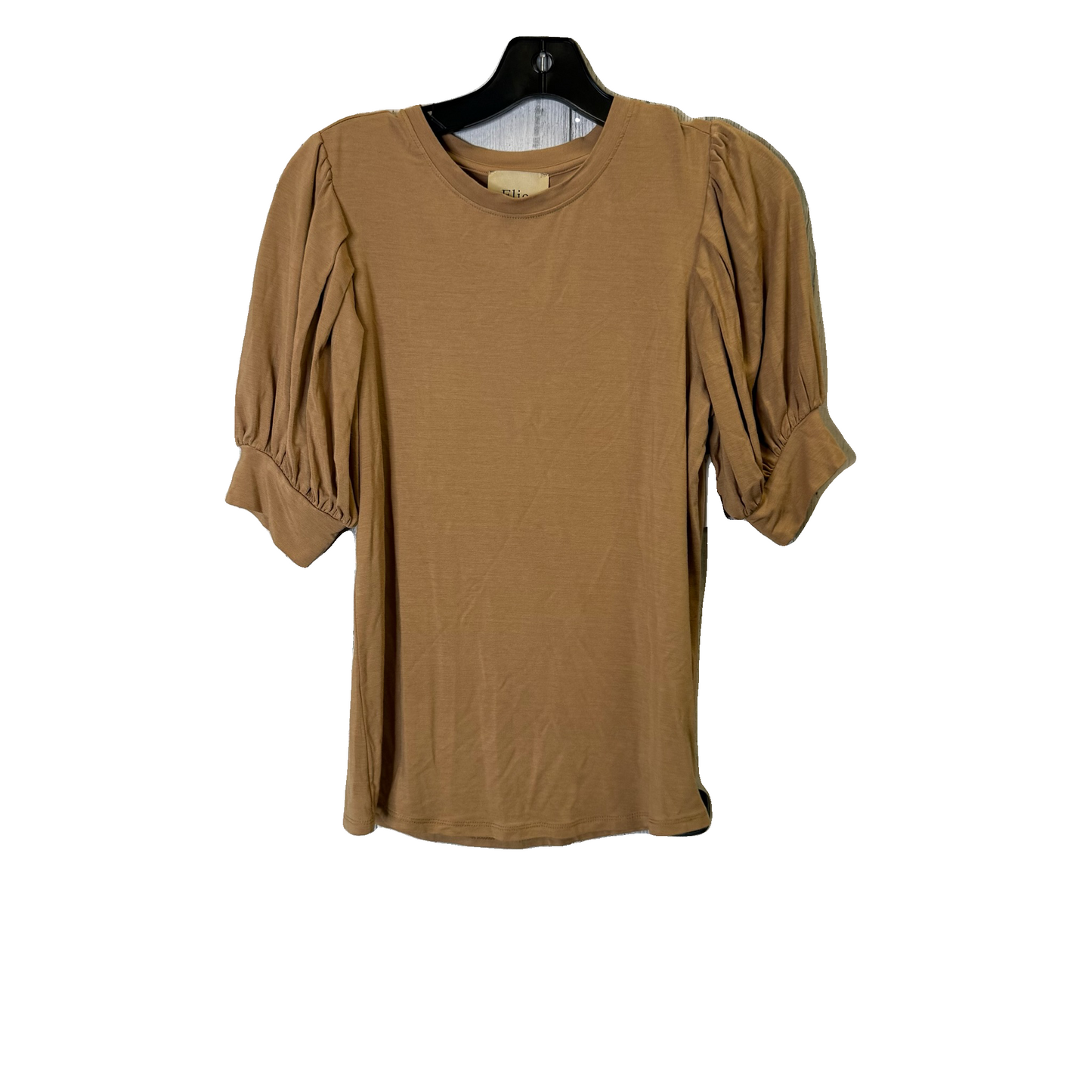 Top Short Sleeve By Elie Tahari In Brown, Size: S