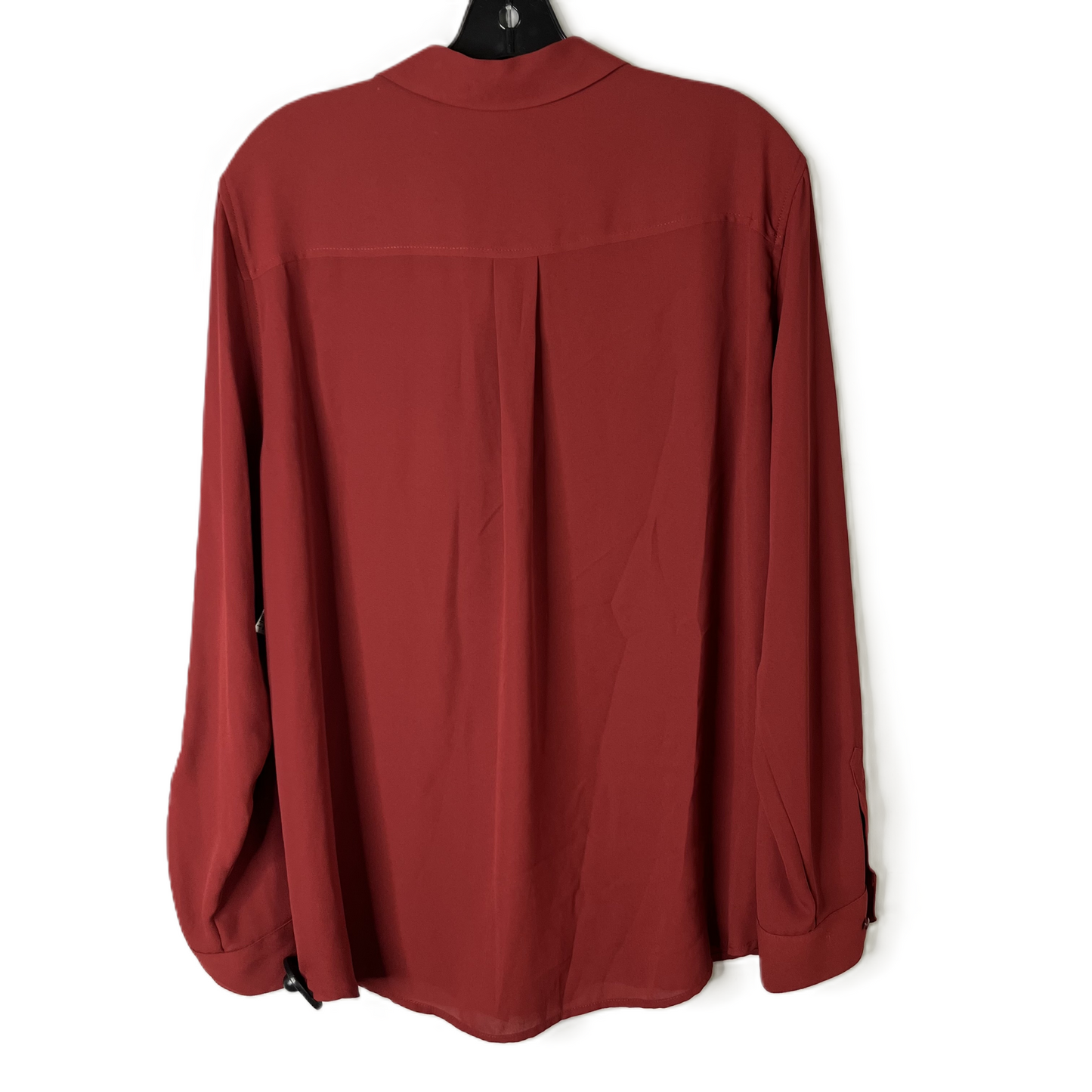 Top Long Sleeve By Investments In Red, Size: Xl