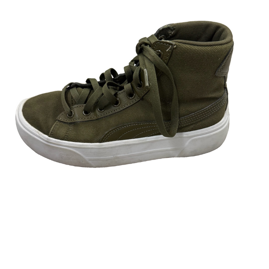 Shoes Sneakers Platform By Puma In Green, Size: 8