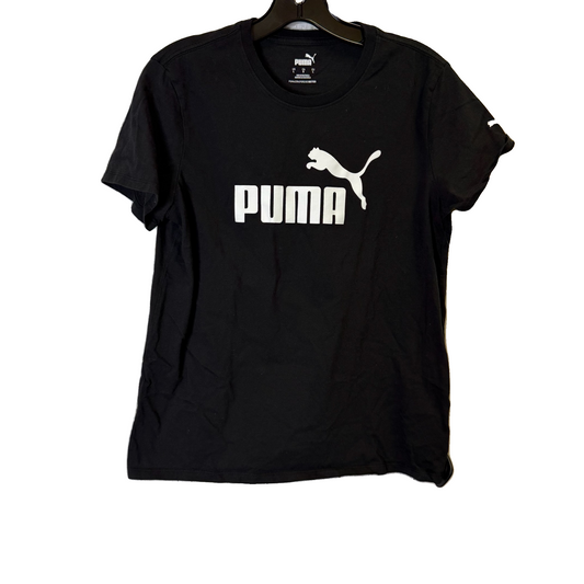 Top Short Sleeve Basic By Puma In Black, Size: L