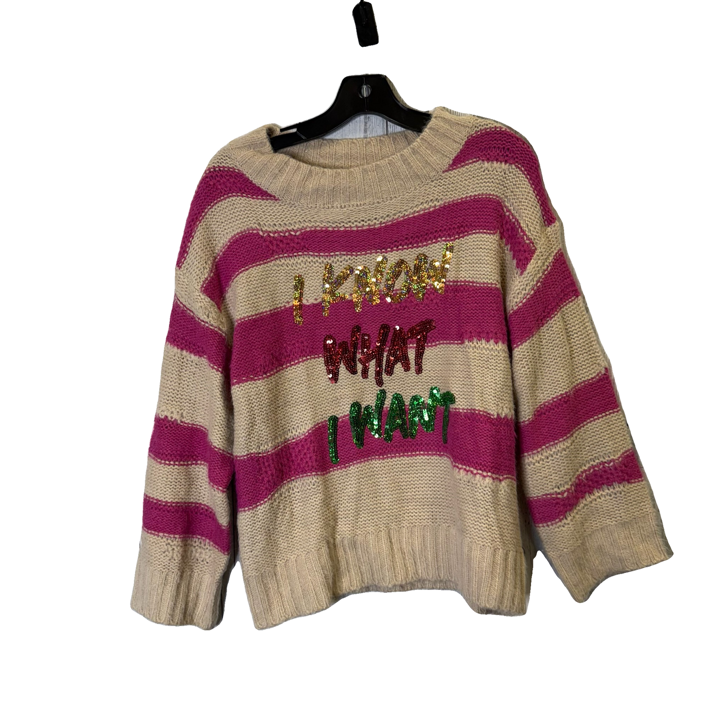 Sweater By Hudson In Striped Pattern, Size: S