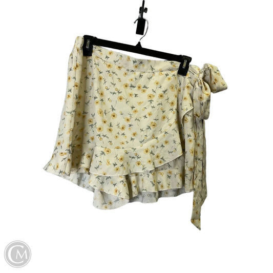 Skort By Shein In Floral Print, Size: 2x