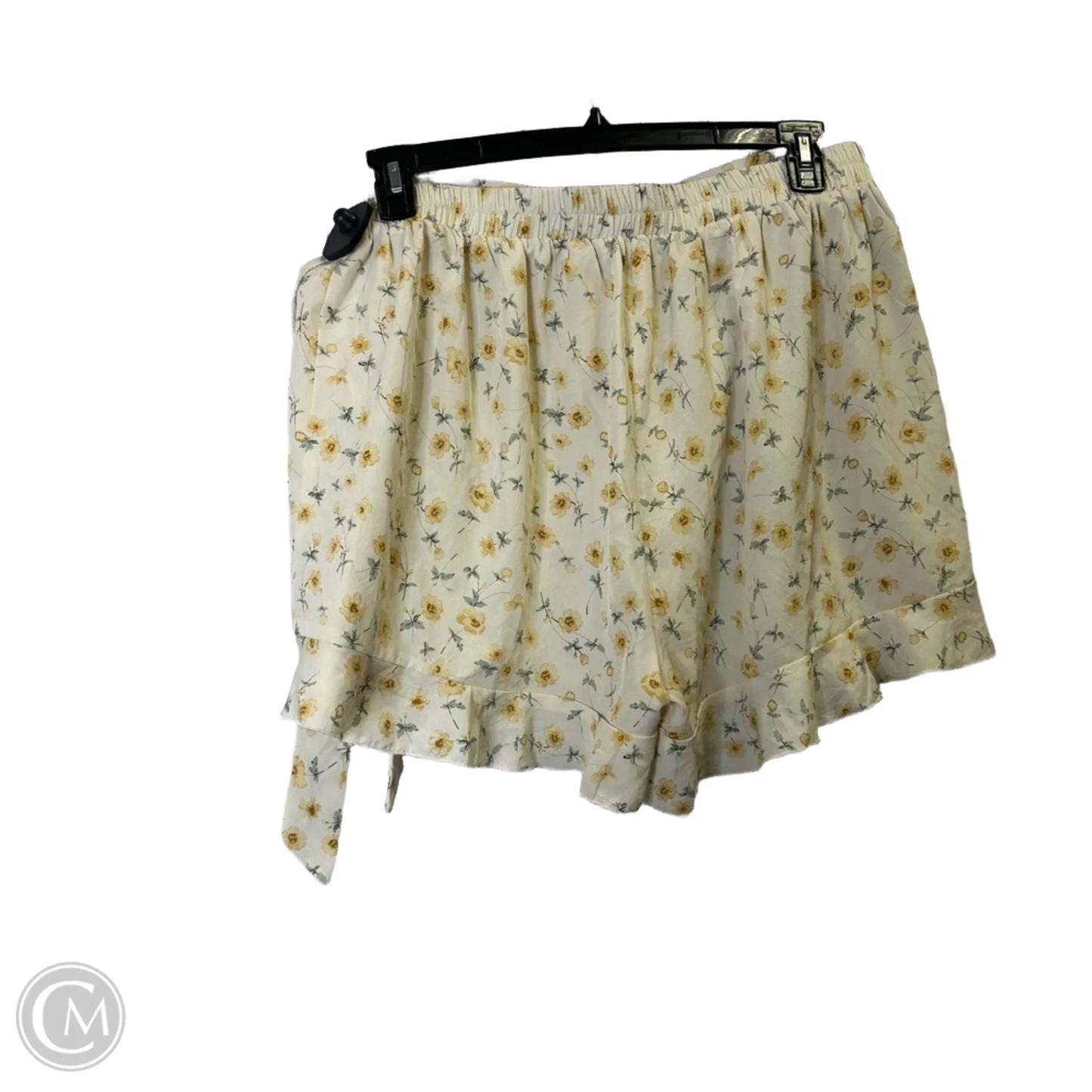 Skort By Shein In Floral Print, Size: 2x