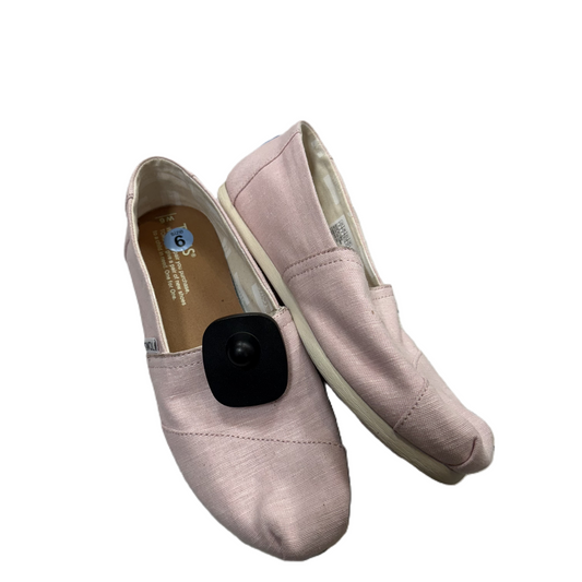 Shoes Flats By Toms In Pink, Size: 6