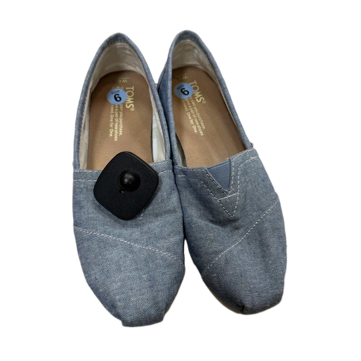 Shoes Flats By Toms In Blue, Size: 6