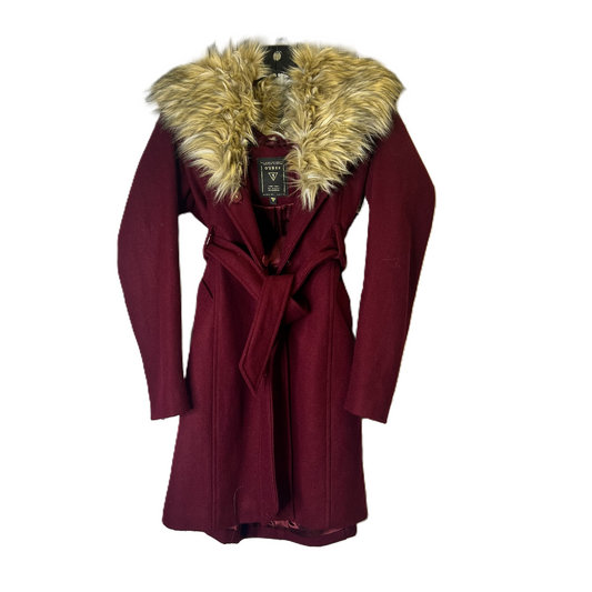 Coat Parka By Guess In Red, Size: Xs