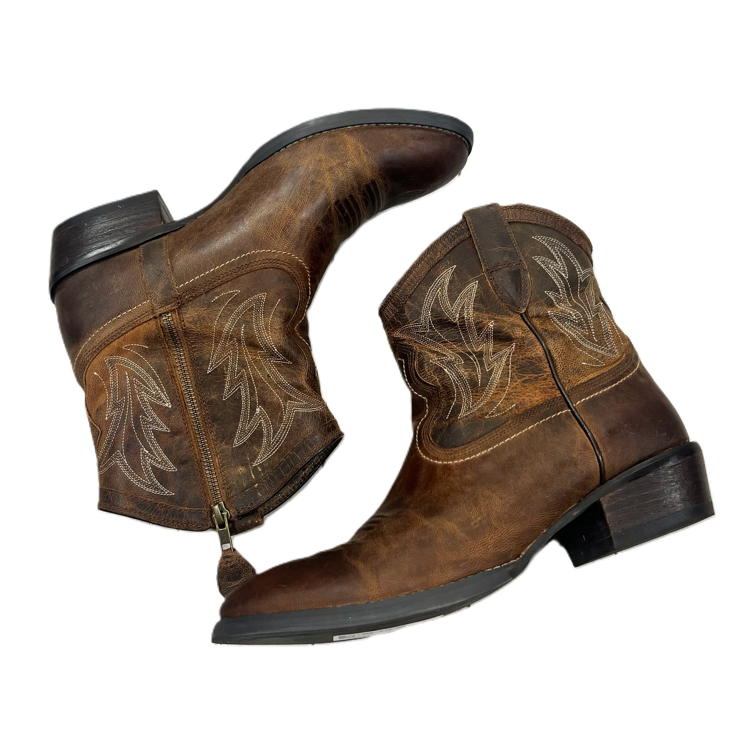 Boots Western By Ariat In Brown, Size: 10