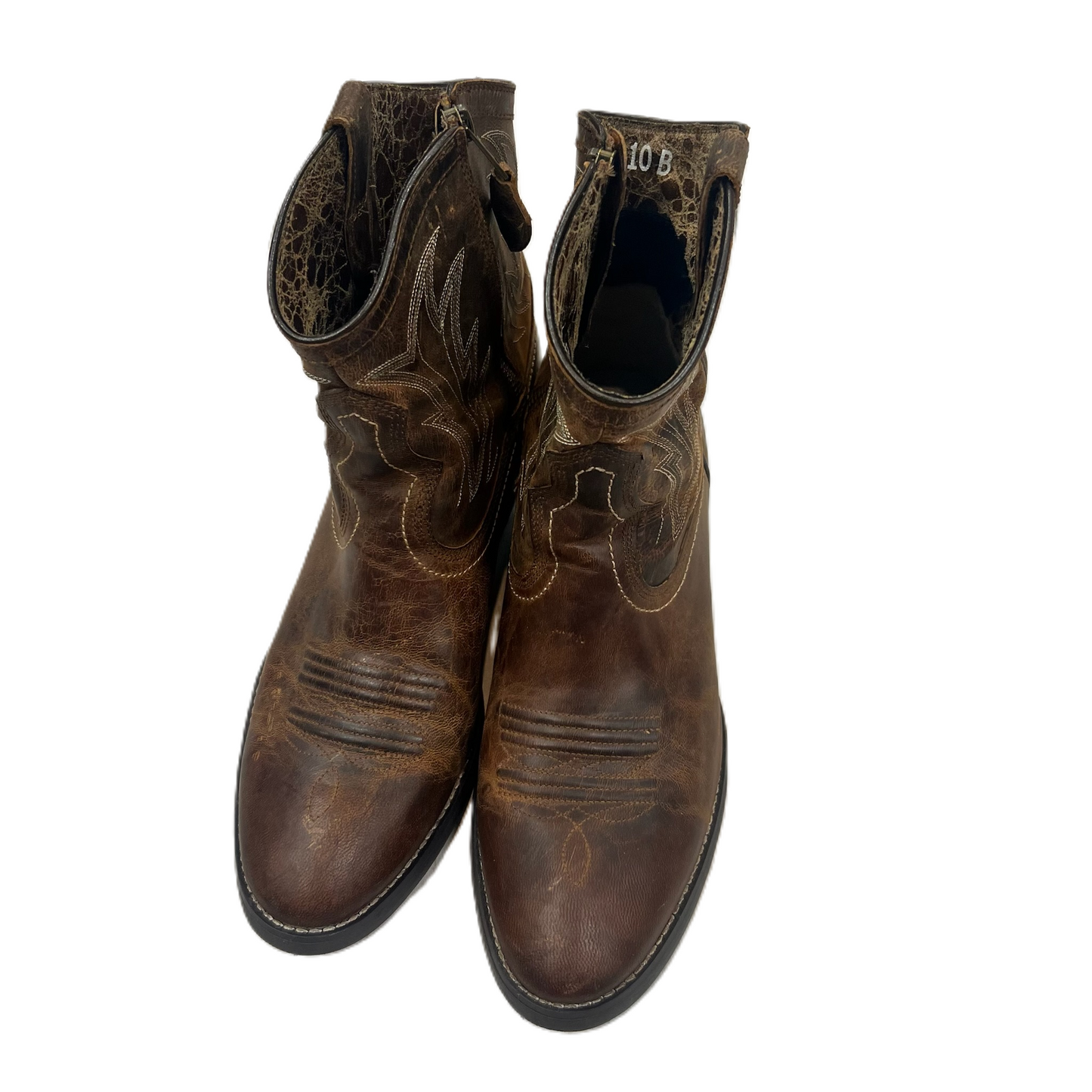 Boots Western By Ariat In Brown, Size: 10