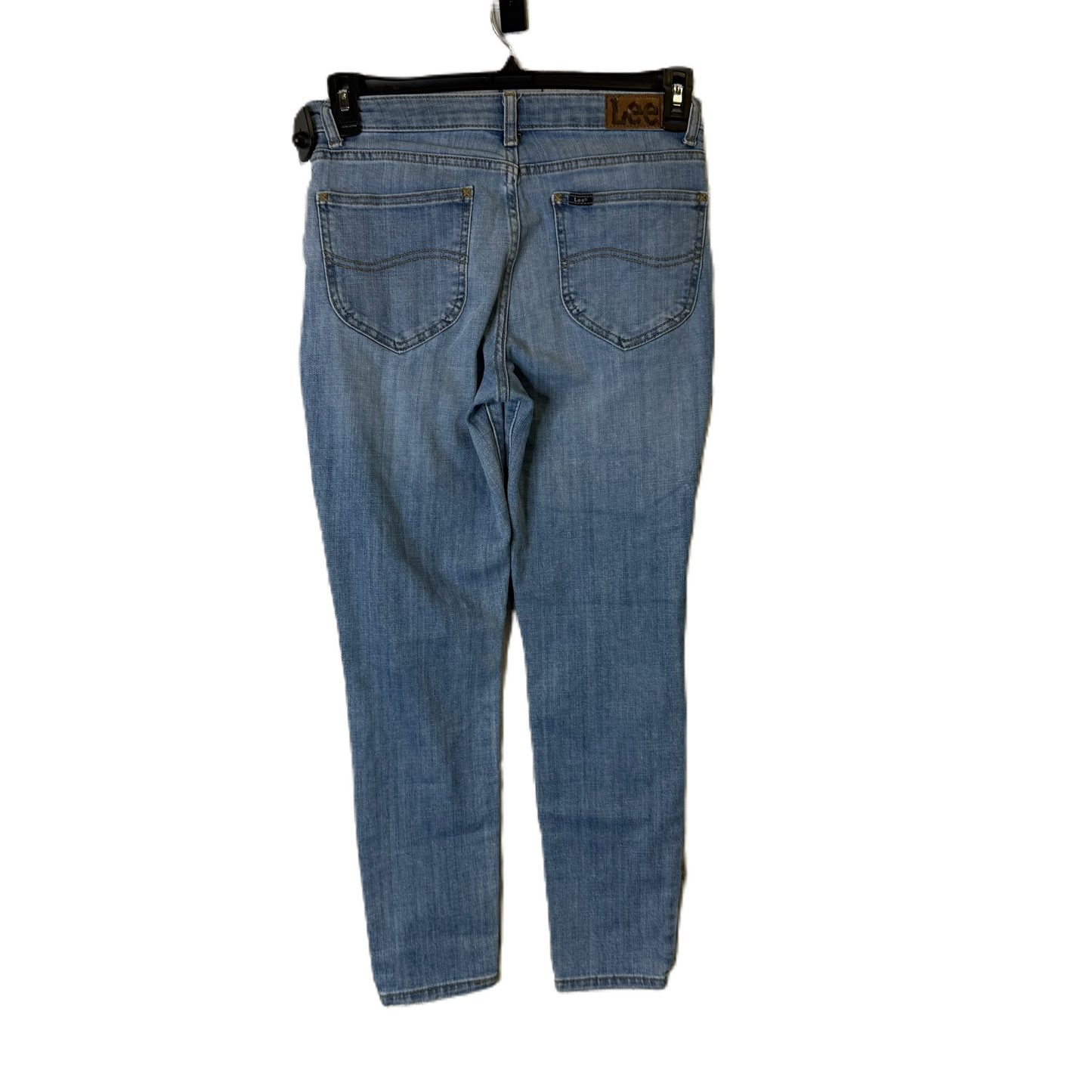 Jeans Skinny By Lee In Blue Denim, Size: 6 short