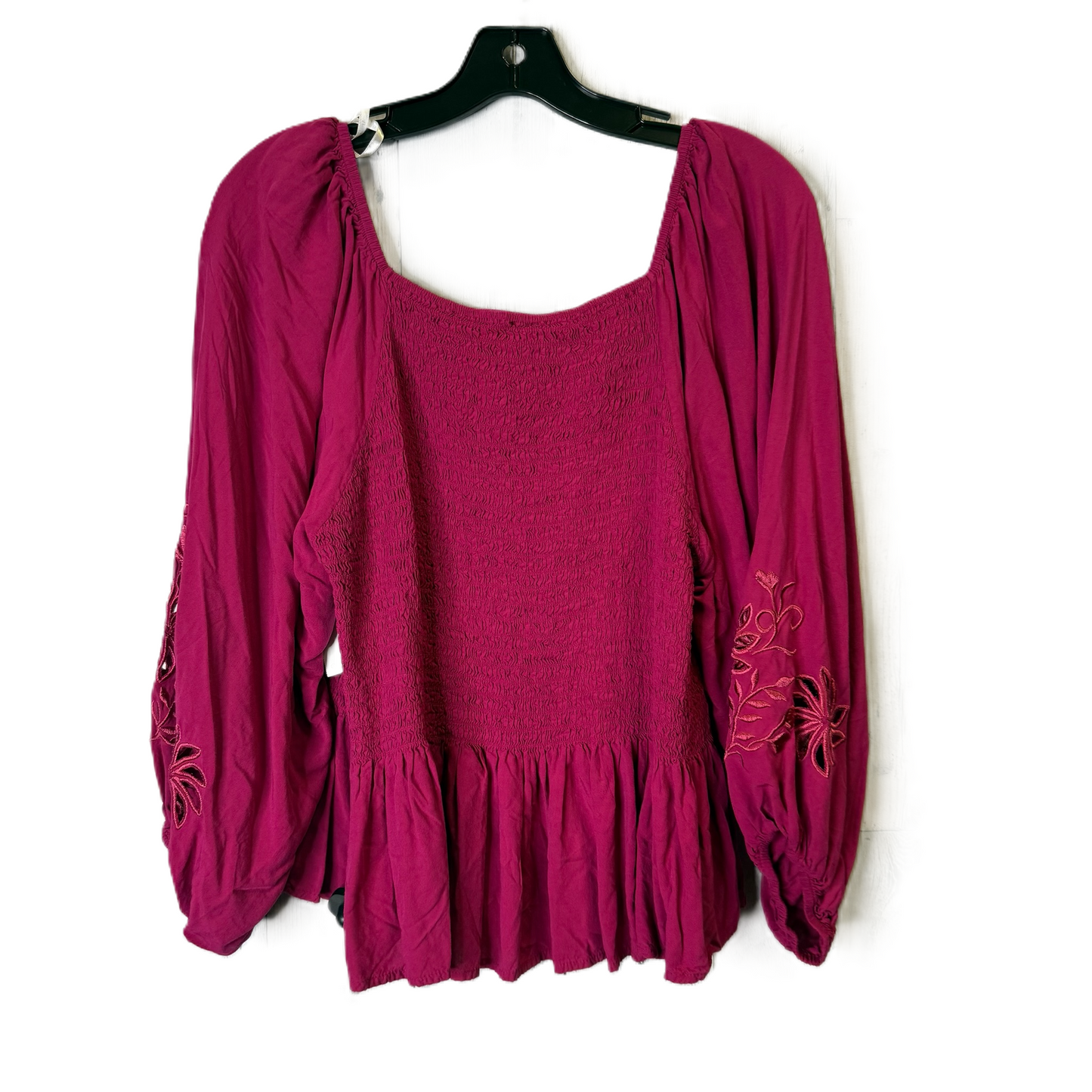 Top Long Sleeve By Arula for Altard State In Pink, Size: 1x