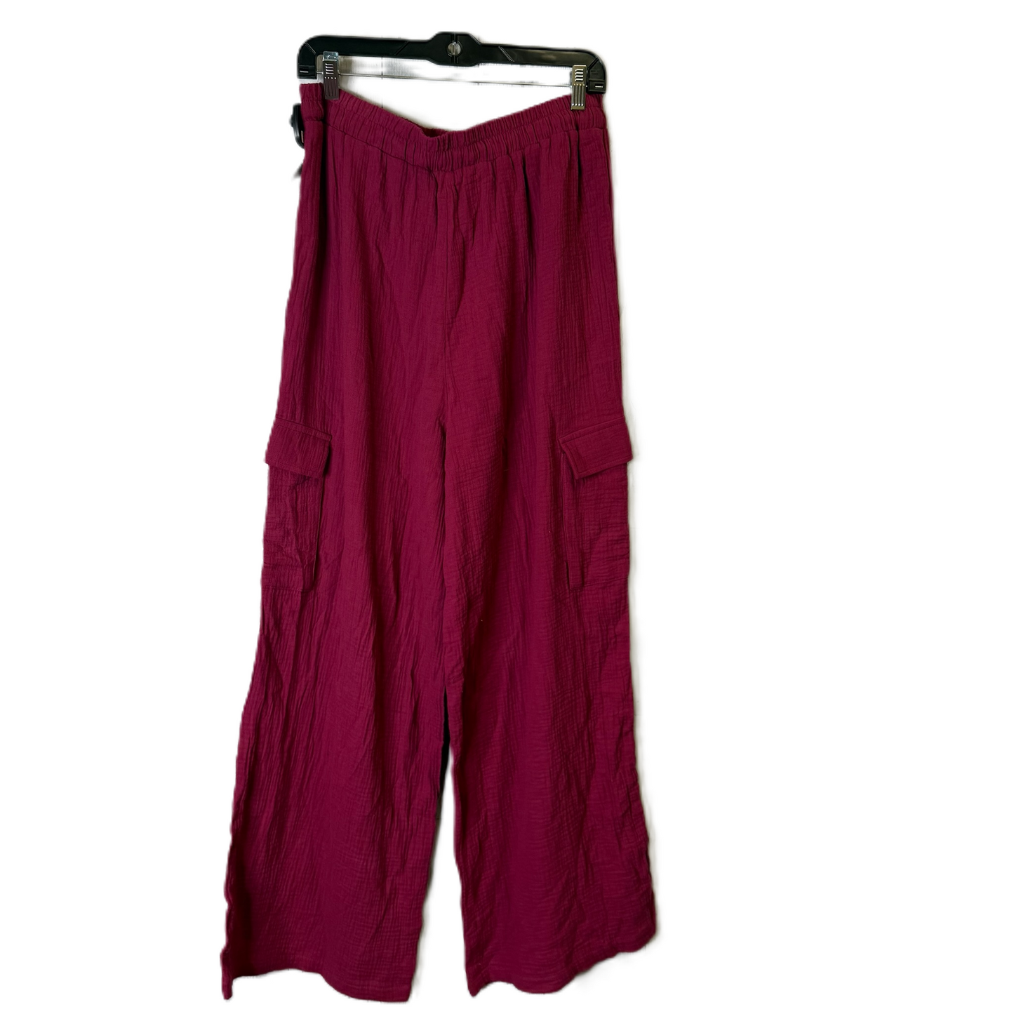 Pants Wide Leg By Mi Ami In Pink, Size: L