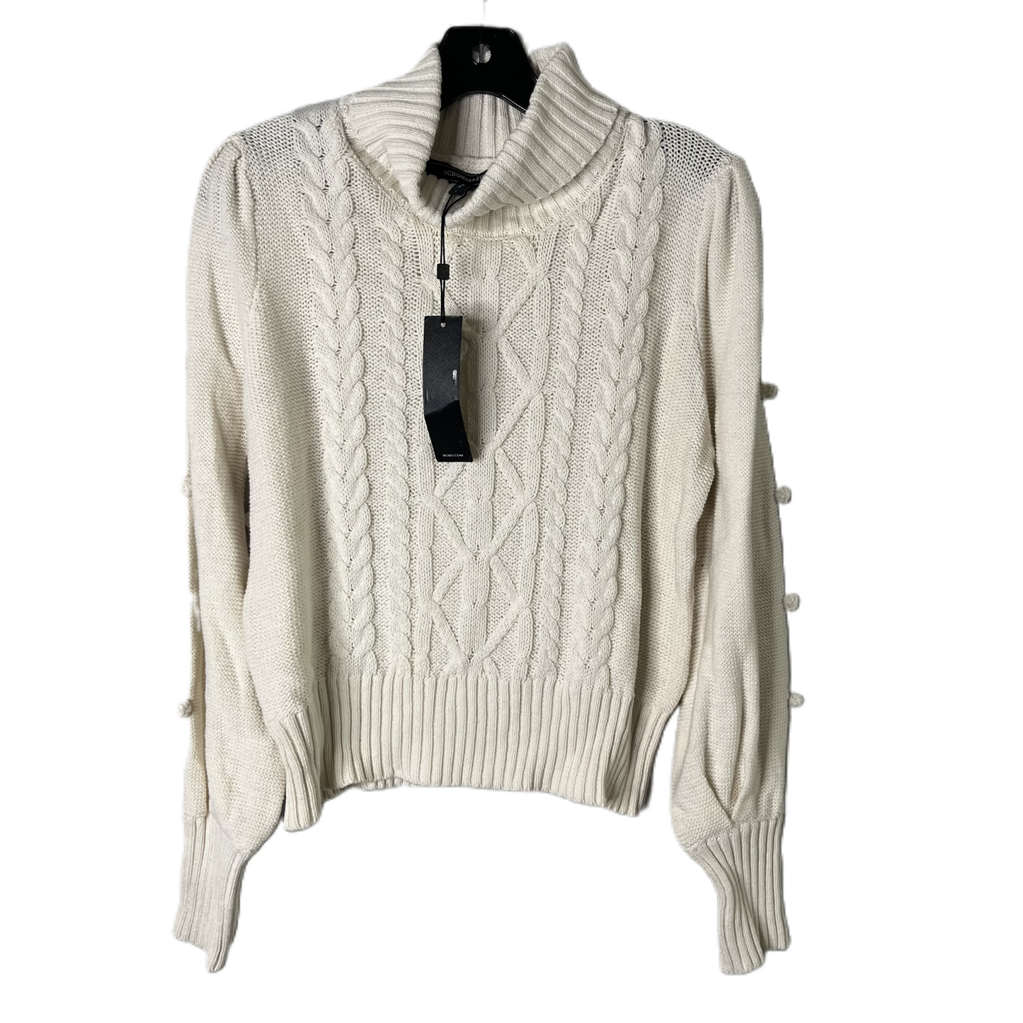 Sweater By Bcbgmaxazria In Cream, Size: L