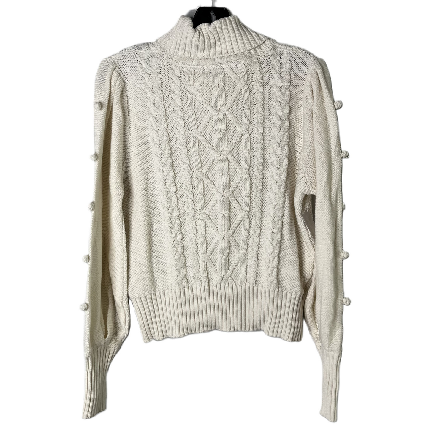 Sweater By Bcbgmaxazria In Cream, Size: L