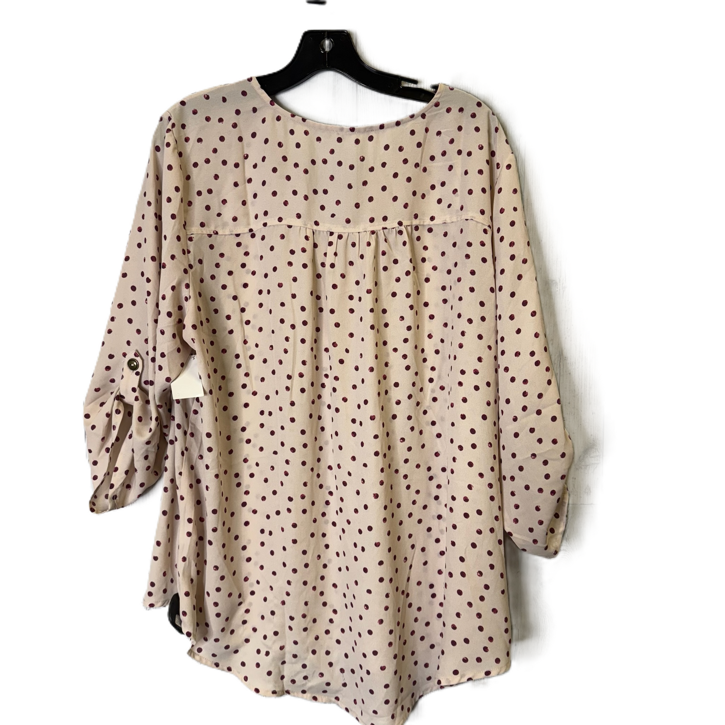 Top Long Sleeve By Maurices In Pink, Size: Xxl