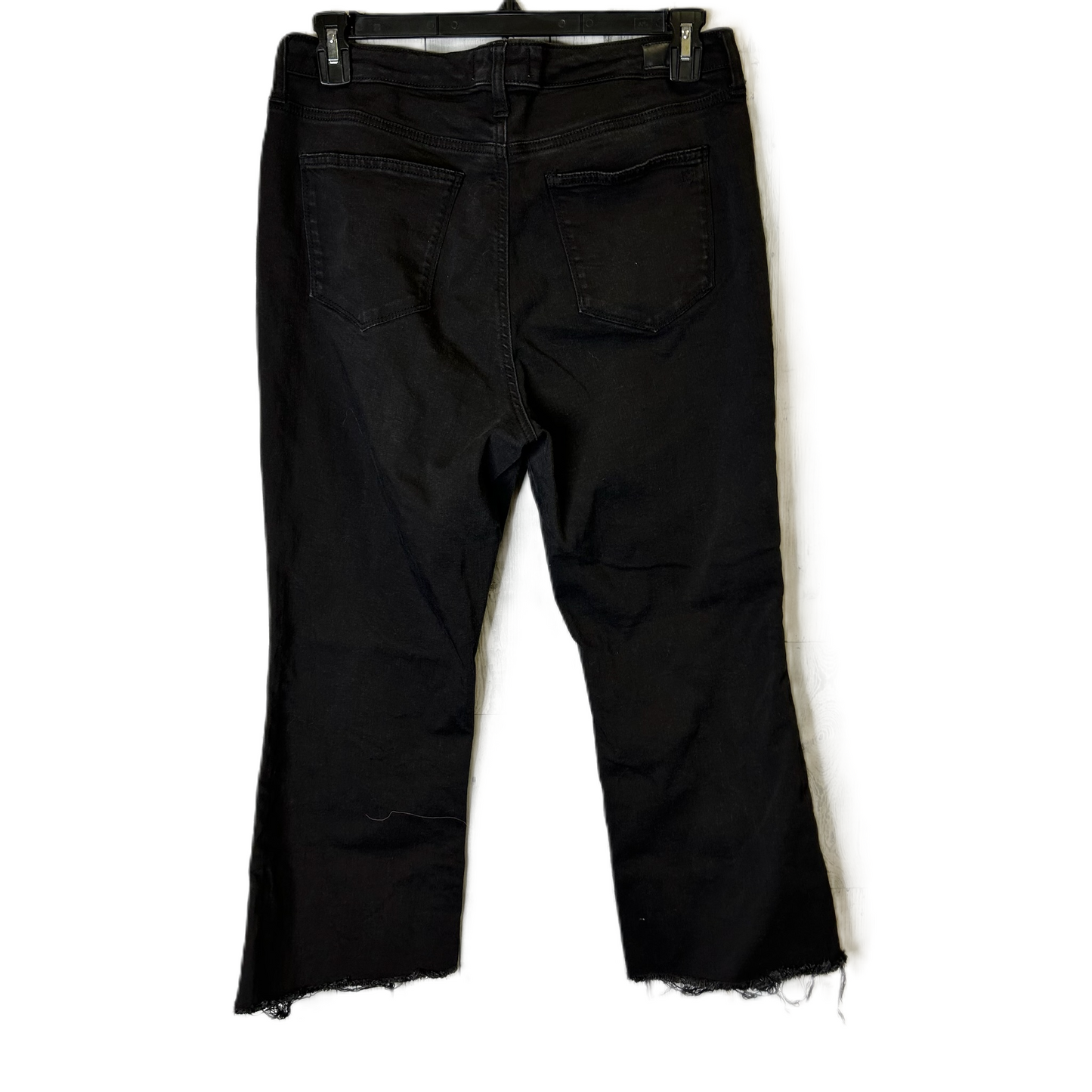 Jeans Flared By Crown And Ivy In Black Denim, Size: 12