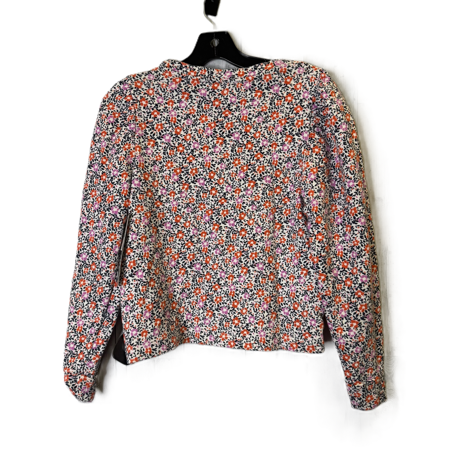 Top Long Sleeve Basic By Ann Taylor In Floral Print, Size: Xsp