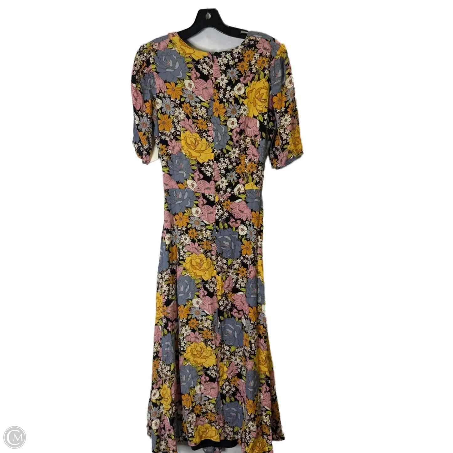 Dress Casual Midi By Wayf In Multi-colored, Size: M