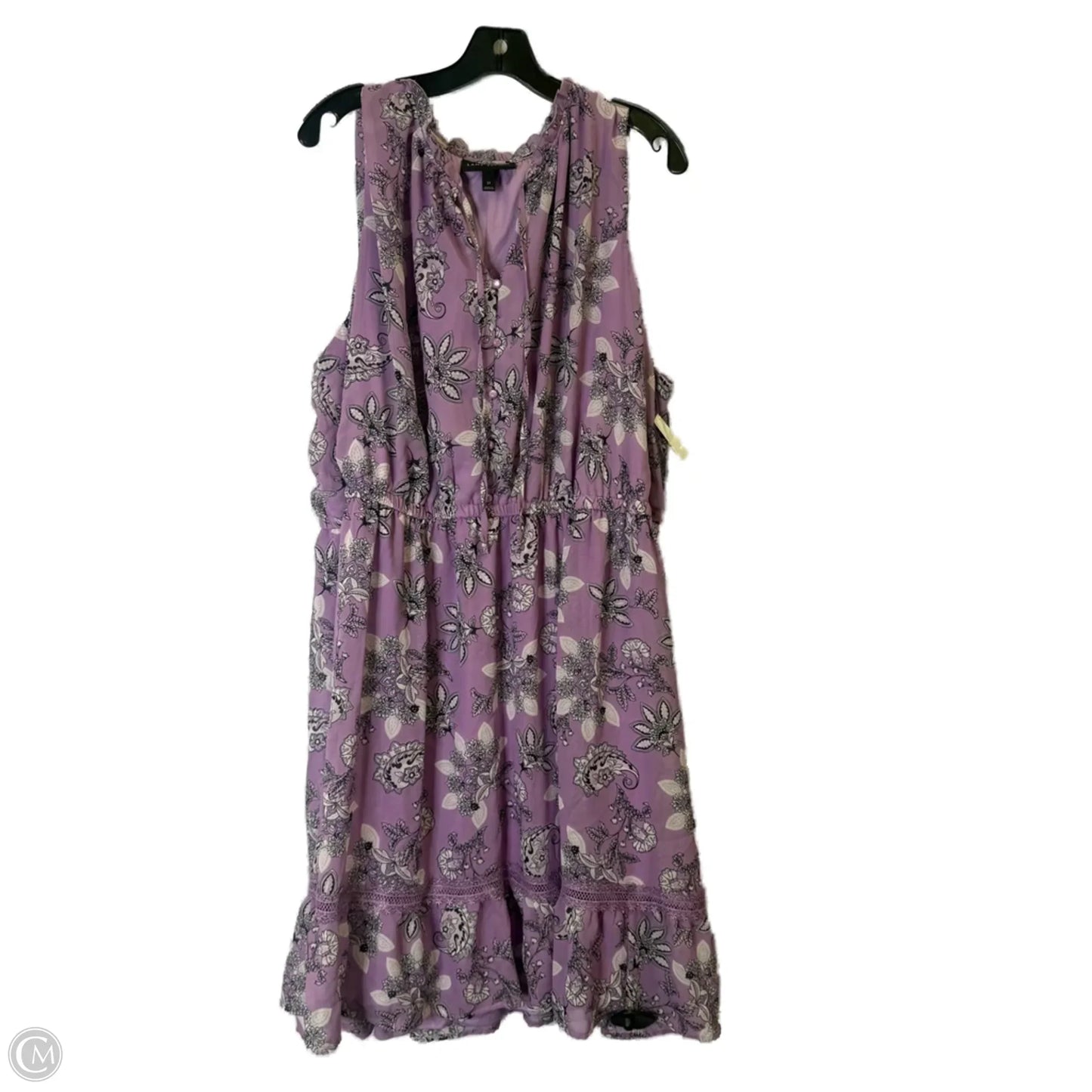 Dress Casual Short By Lane Bryant In Purple, Size: 24