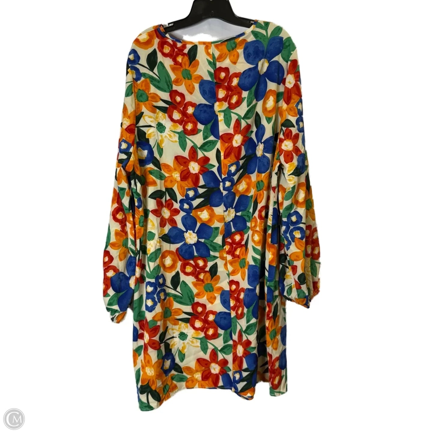 Dress Casual Short By Clothes Mentor In Floral Print, Size: 5x