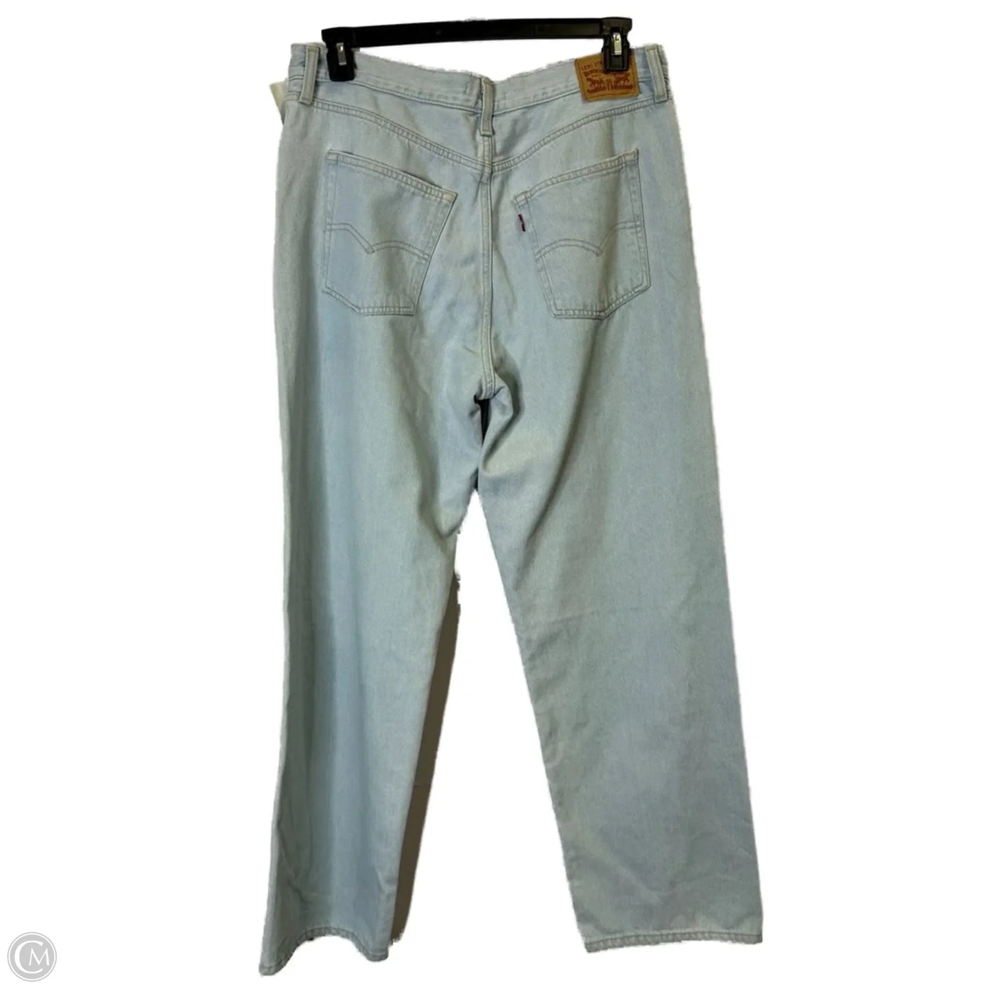 Jeans Wide Leg By Levis In Blue, Size: 12