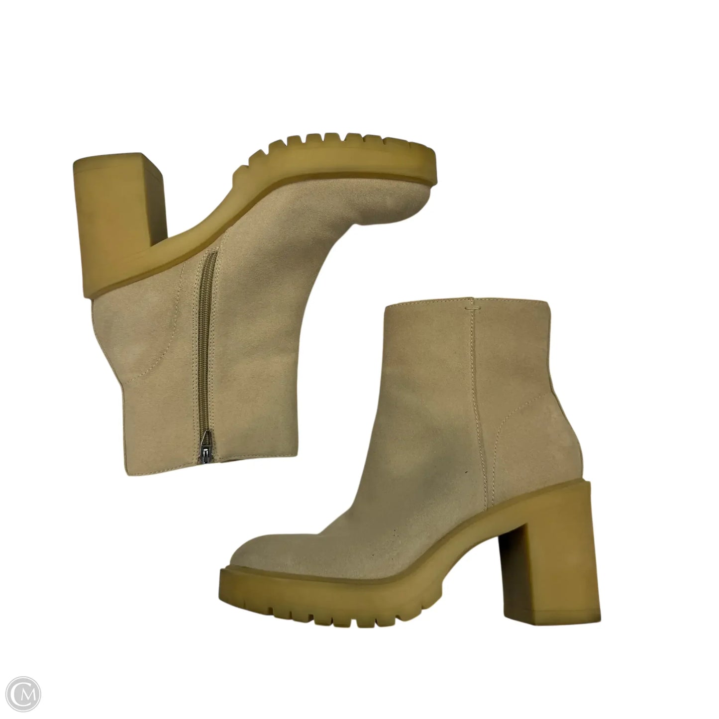 Boots Ankle Heels By Dolce Vita In Cream, Size: 8.5