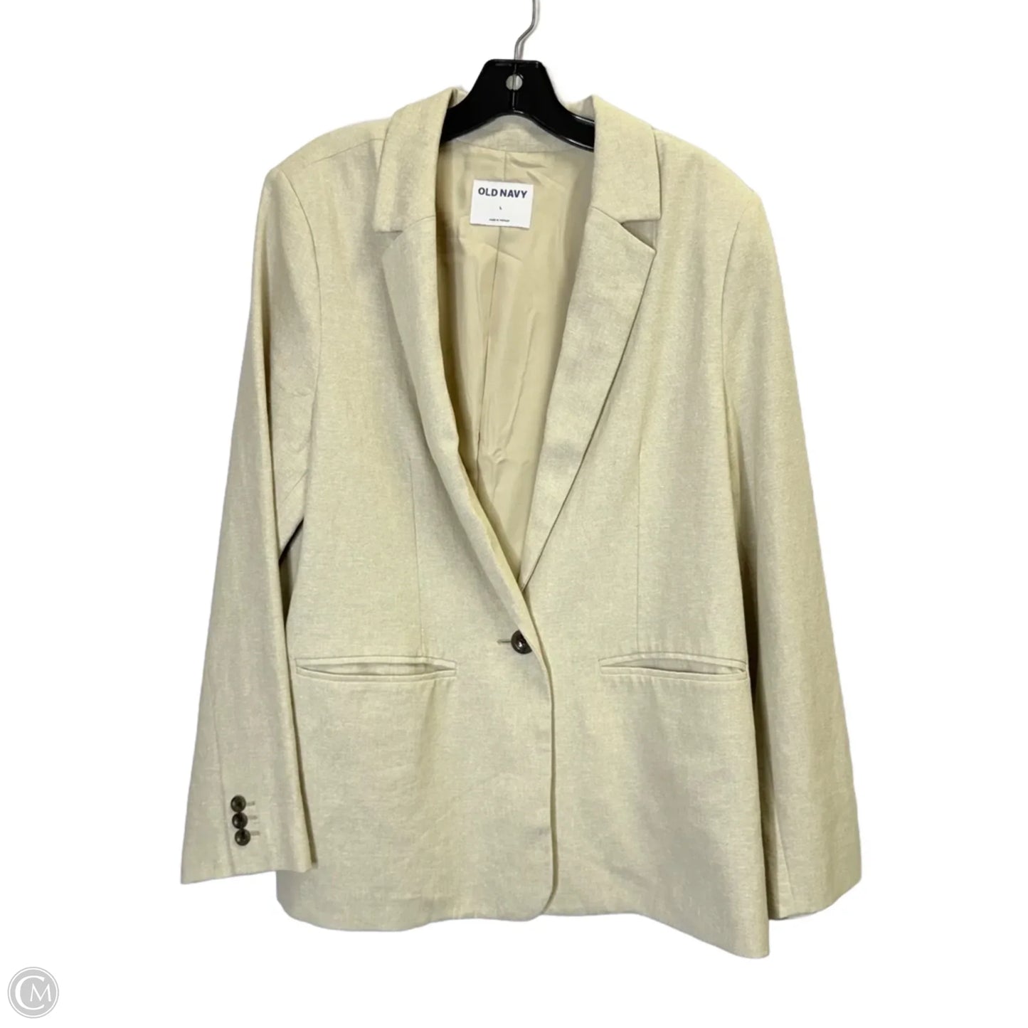 Blazer By Old Navy In Cream, Size: L