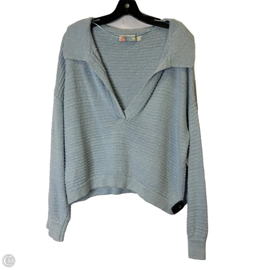 Sweater By Free People In Blue, Size: L