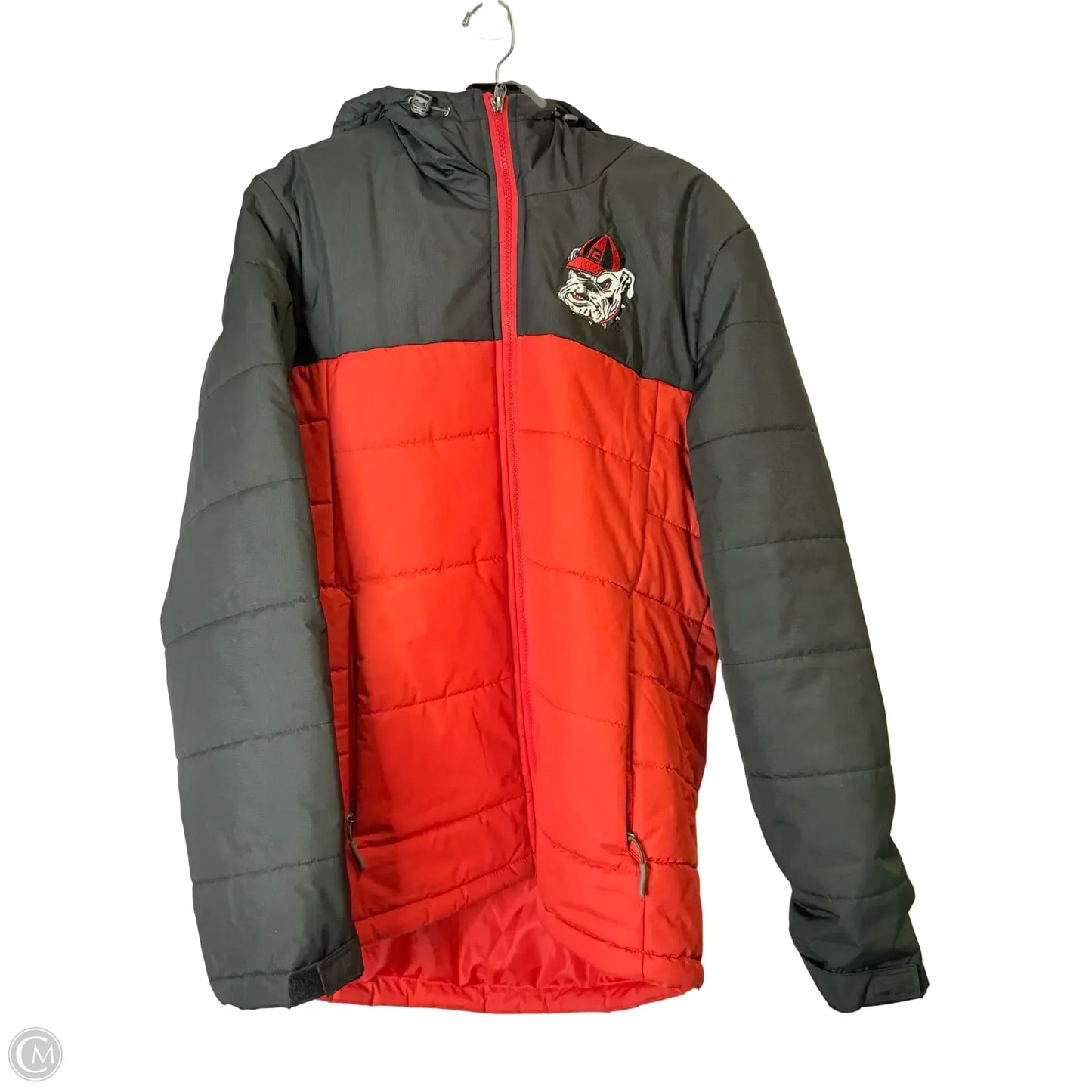 Coat Puffer & Quilted By Clothes Mentor In Black & Red, Size: S