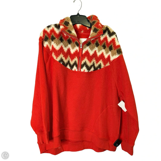 Sweatshirt Collar By Aerie In Red, Size: M