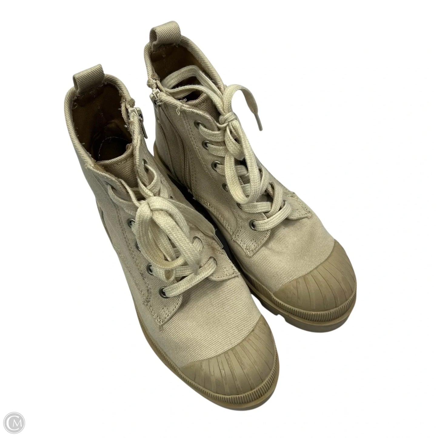 Boots Ankle Flats By Universal Thread In Beige, Size: 6