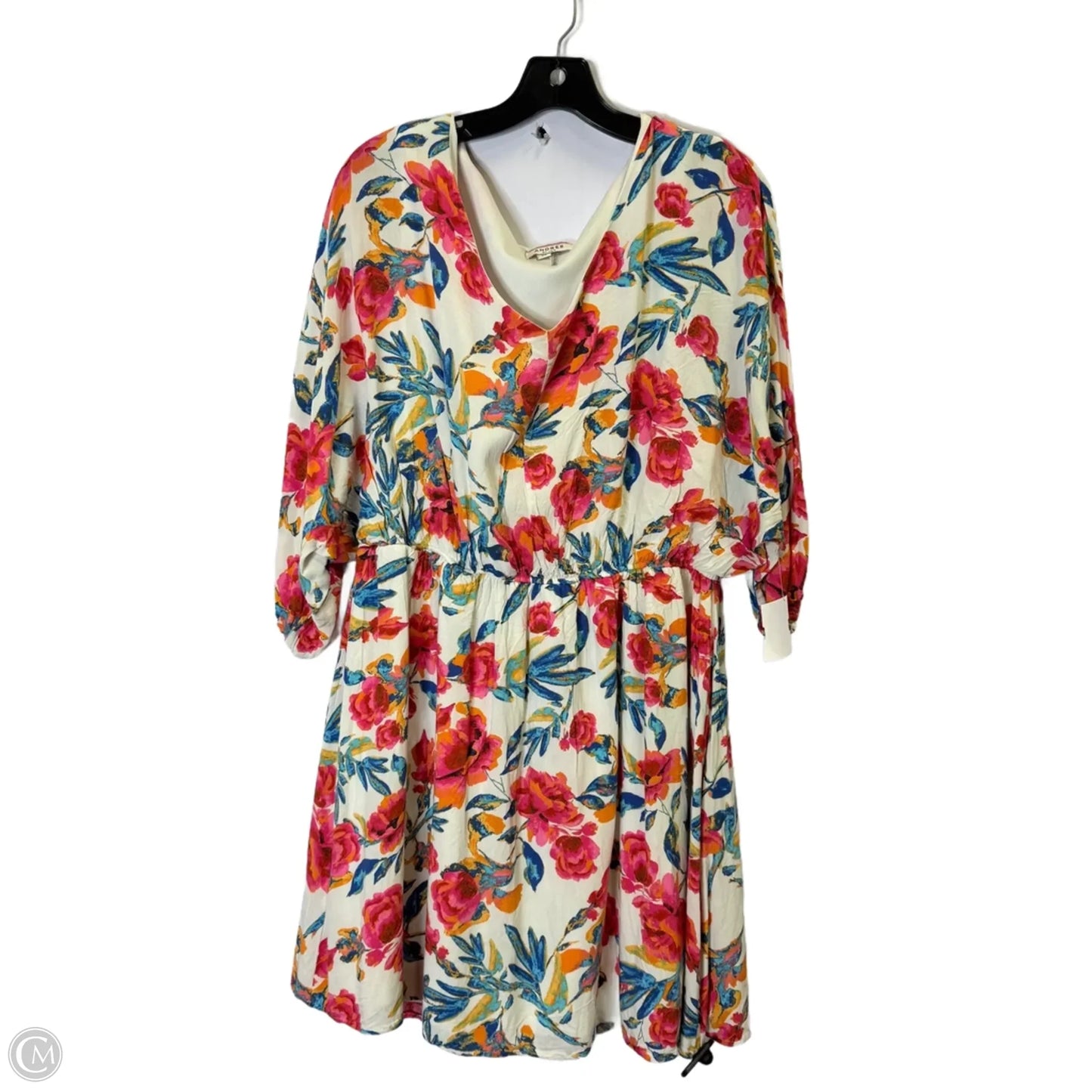 Dress Casual Short By Andree By Unit In Floral Print, Size: 2x