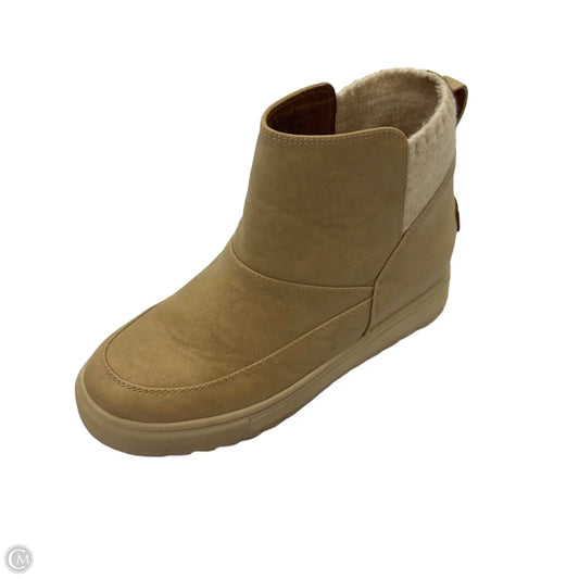 Boots Ankle Heels By Yellow Box In Beige, Size: 9