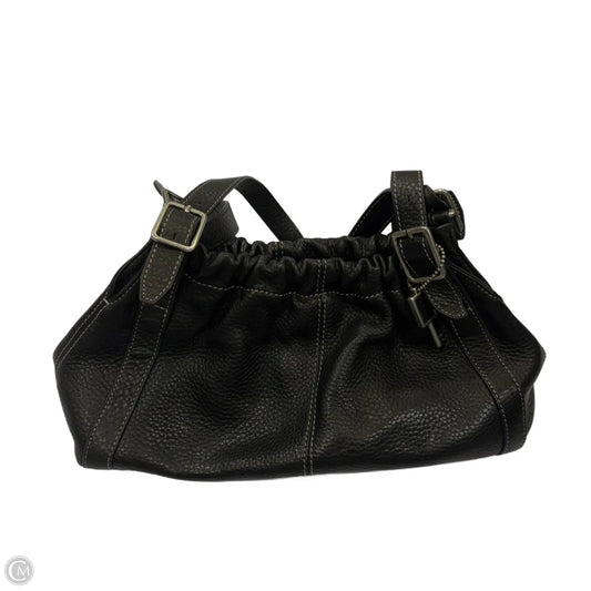 Handbag Leather By Fossil, Size: Small