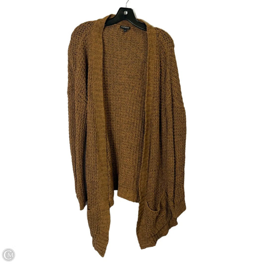 Sweater Cardigan By Express In Orange, Size: L