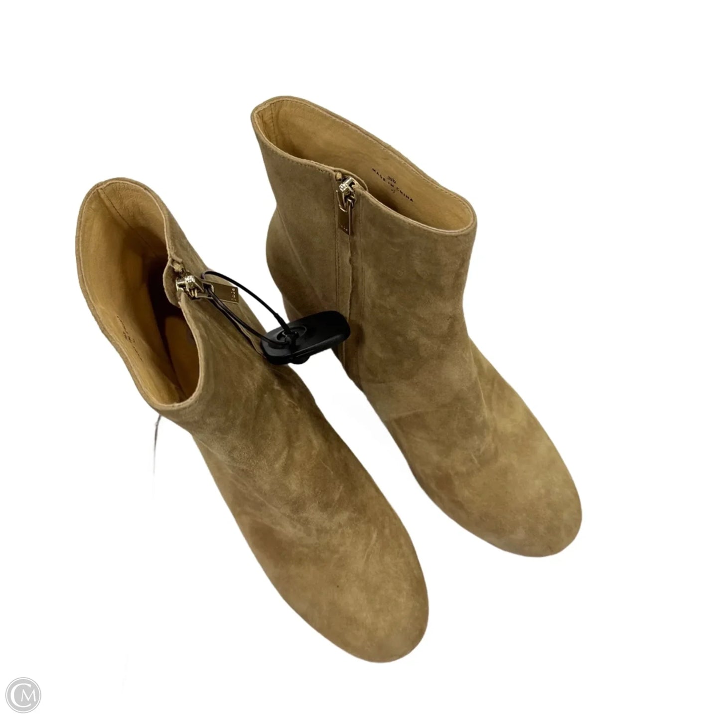 Boots Ankle Heels By Joie In Beige, Size: 9.5