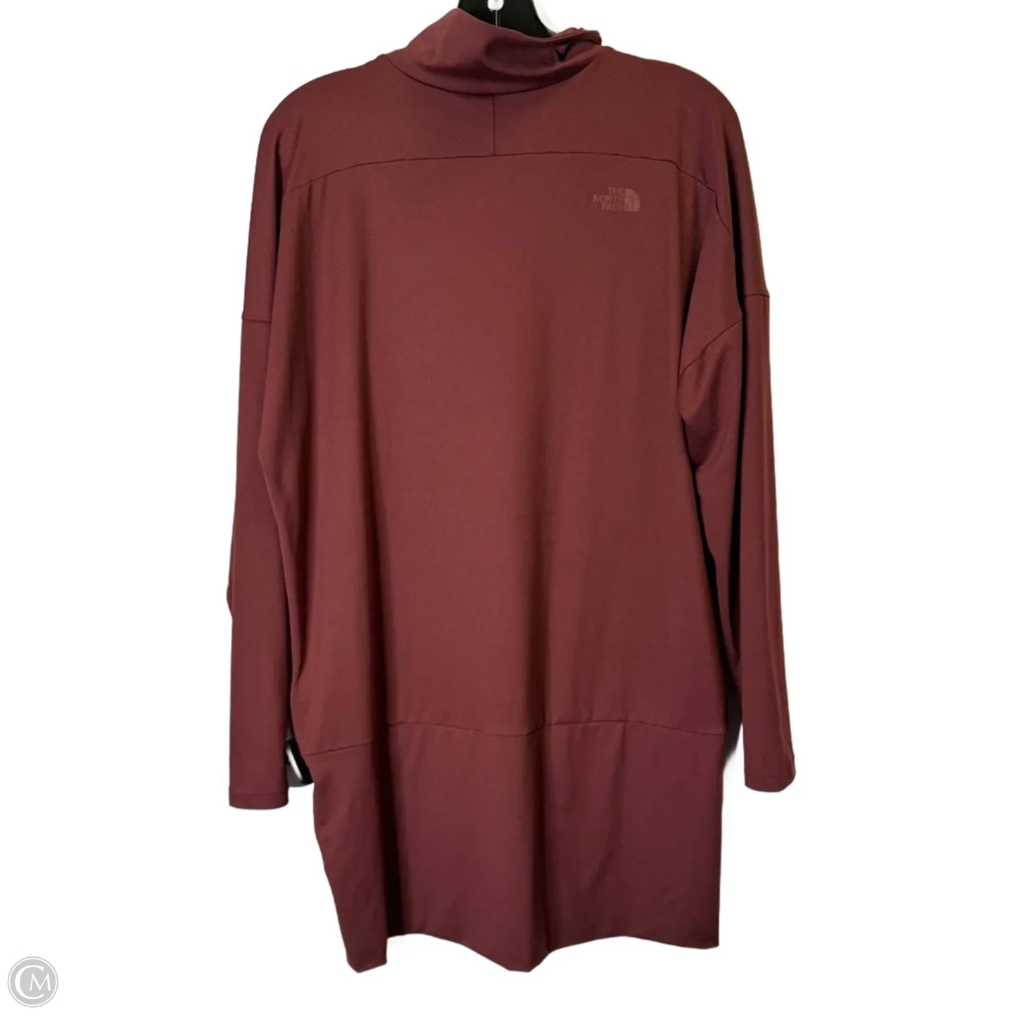 Top Long Sleeve By The North Face In Red, Size: L