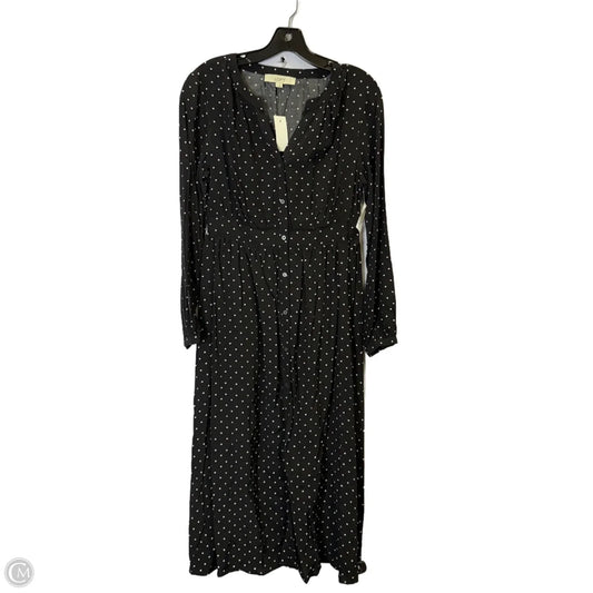 Dress Casual Maxi By Loft In Black, Size: 4