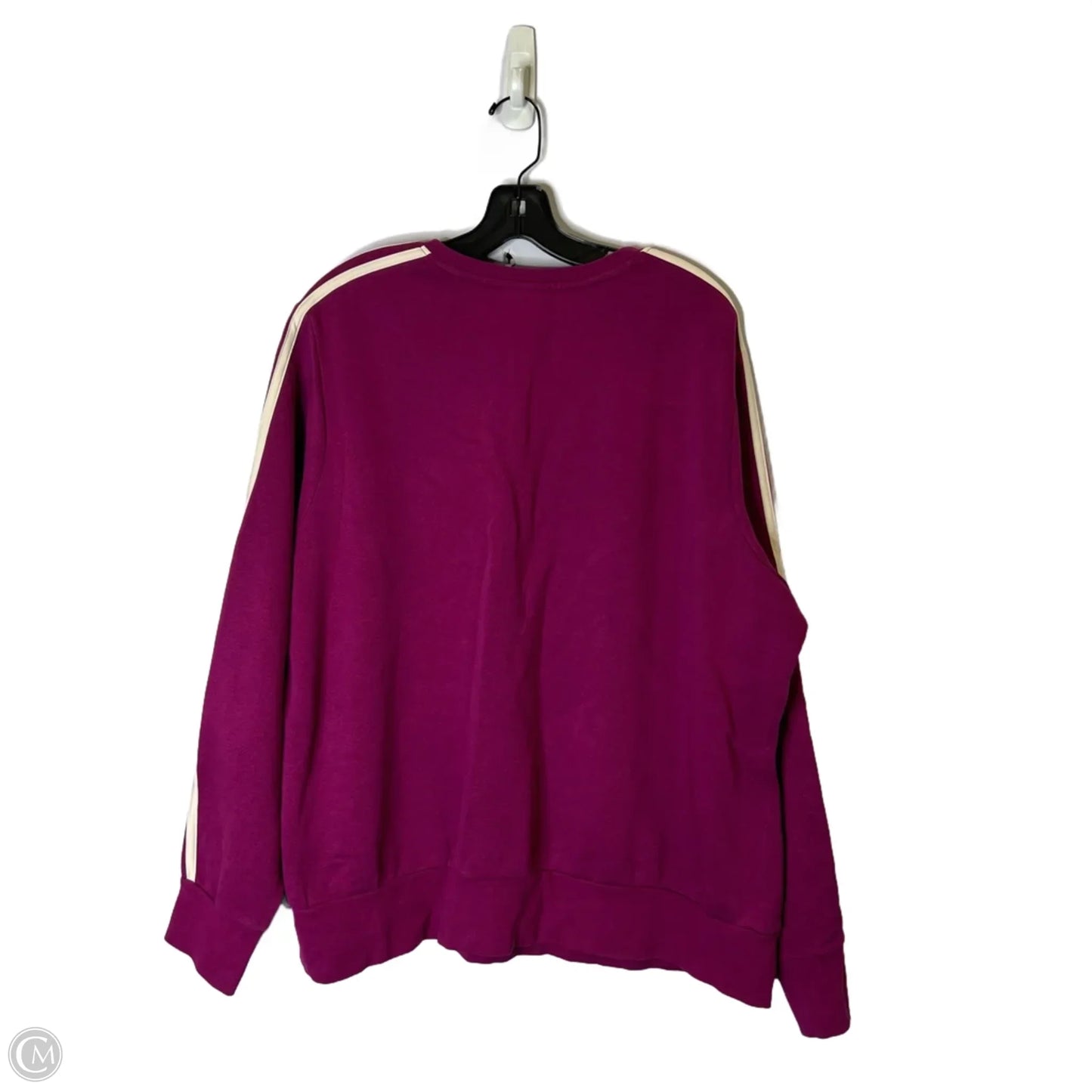 Sweatshirt Crewneck By Adidas In Purple, Size: 3x