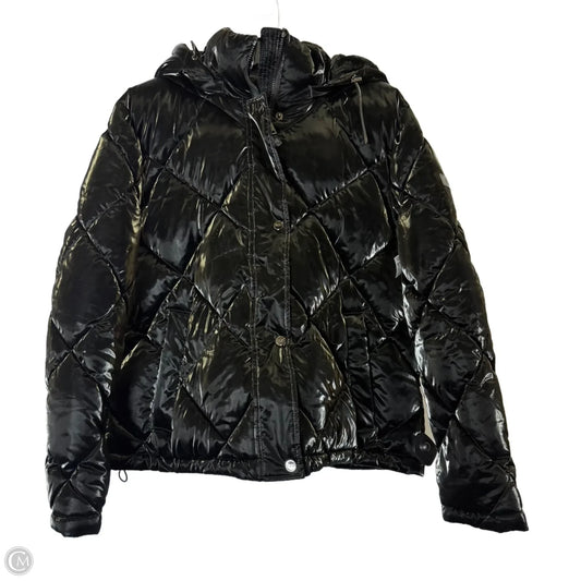 Coat Puffer & Quilted By Dkny In Black, Size: Xl