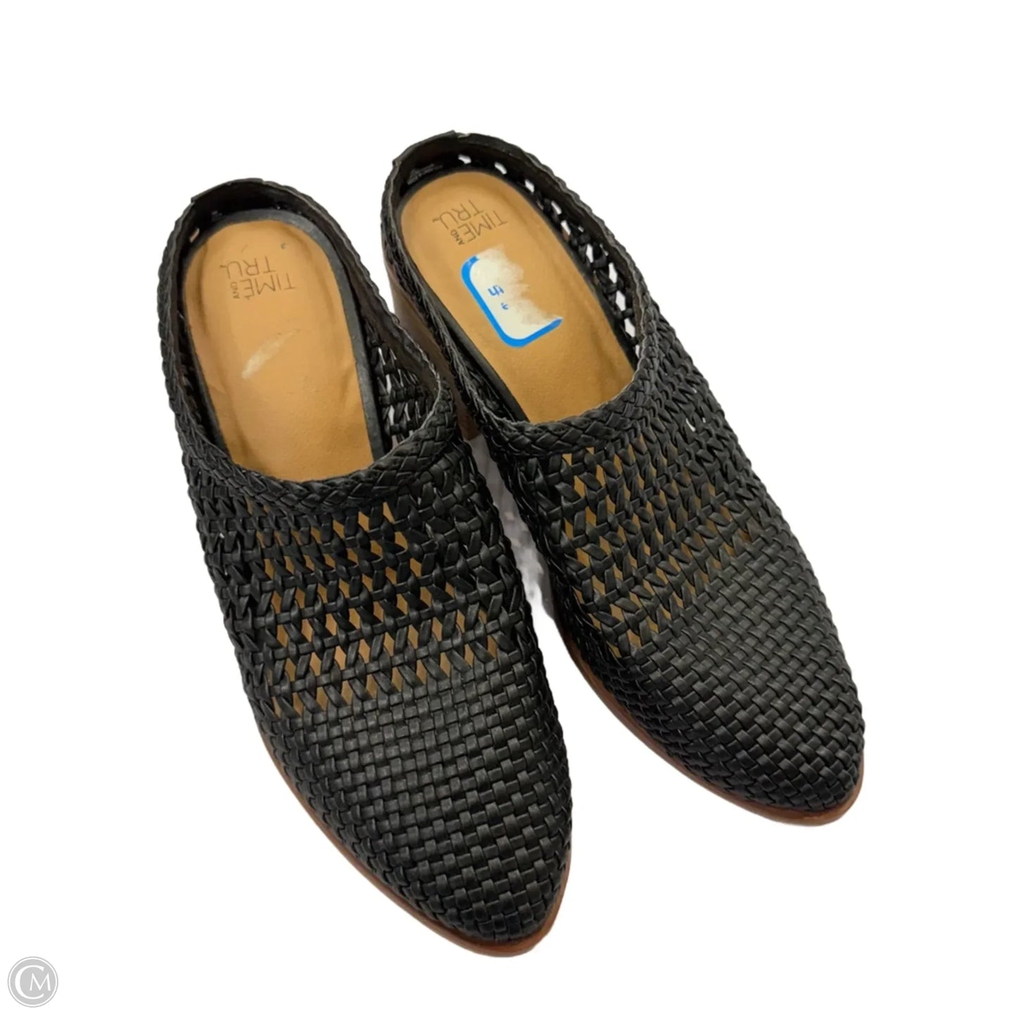 Shoes Heels Block By Time And Tru In Black, Size: 7