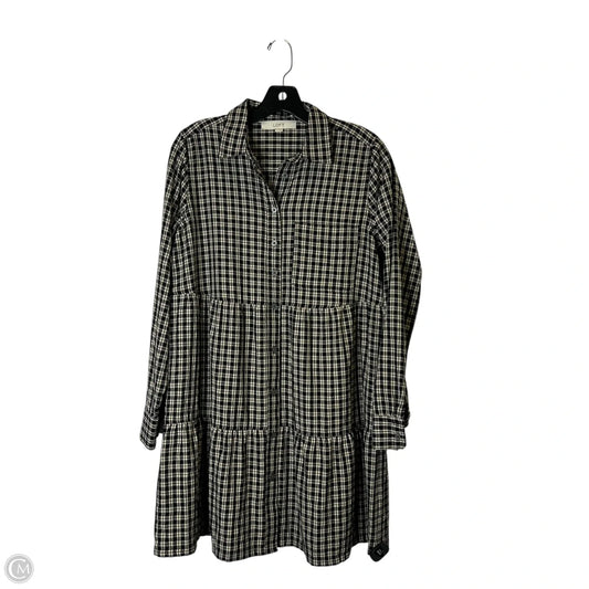 Dress Casual Short By Loft In Plaid Pattern, Size: S