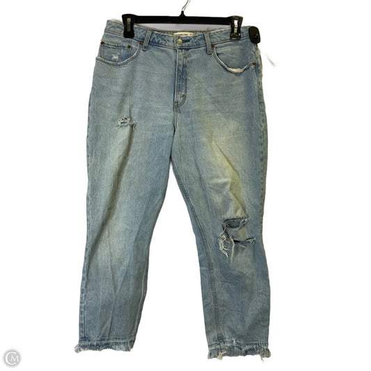 Jeans Wide Leg By Abercrombie And Fitch In Blue, Size: 12